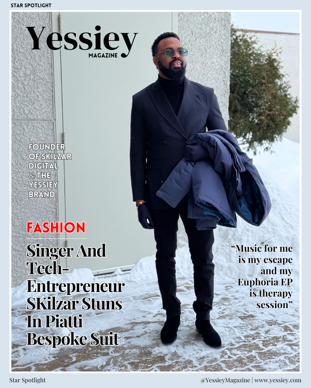 Singer Skilzar Graces Yessiey Magazine Cover